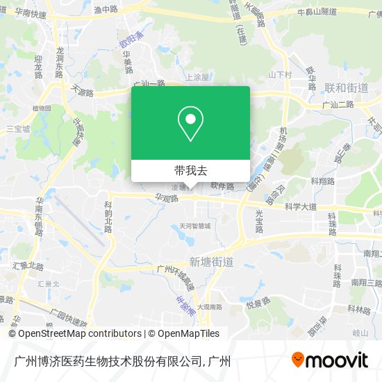 广州博济医药生物技术股份有限公司地图