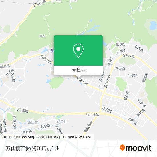 万佳禧百货(贤江店)地图
