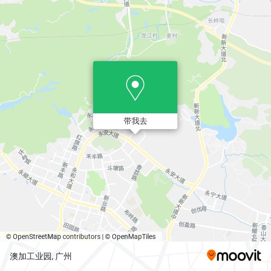澳加工业园地图