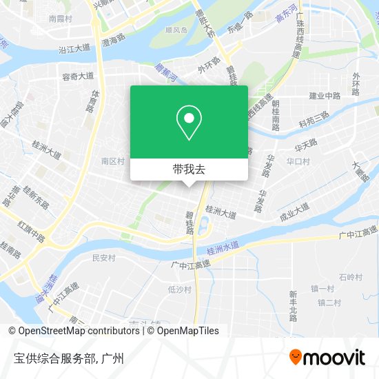 宝供综合服务部地图