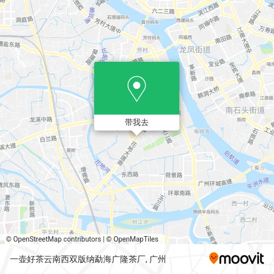 一壶好茶云南西双版纳勐海广隆茶厂地图