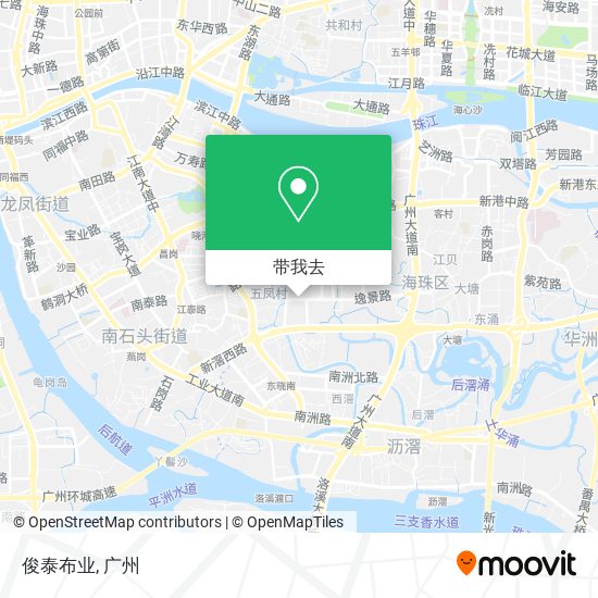 俊泰布业地图