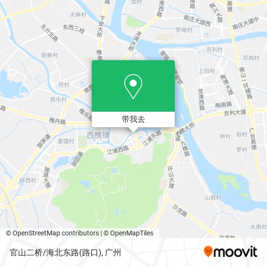 官山二桥/海北东路(路口)地图