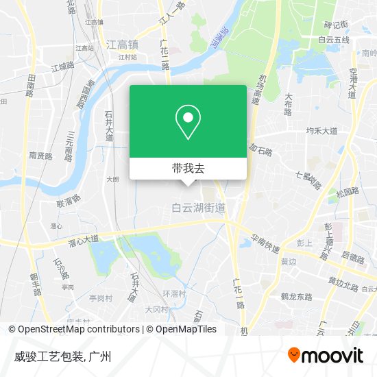 威骏工艺包装地图