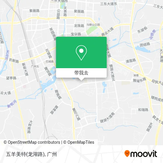 五羊美特(龙湖路)地图