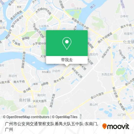 广州市公安局交通警察支队番禺大队五中队-东南门地图