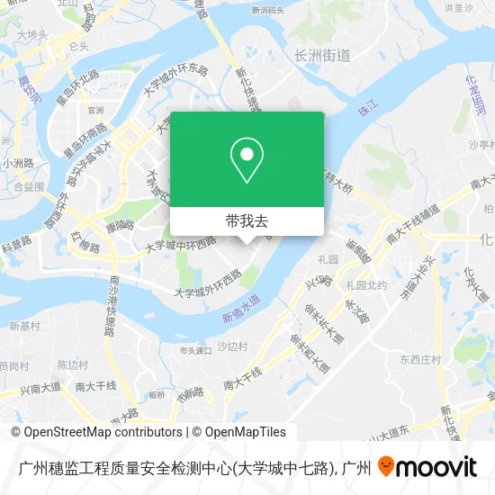 广州穗监工程质量安全检测中心(大学城中七路)地图