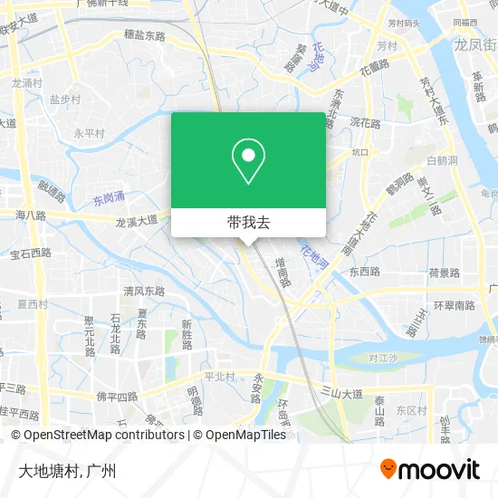 大地塘村地图