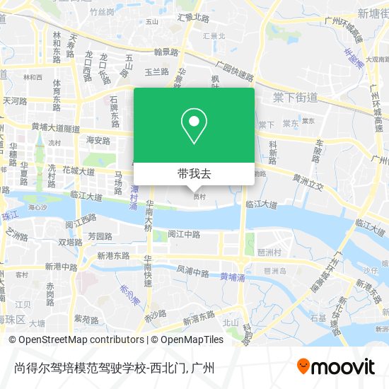尚得尔驾培模范驾驶学校-西北门地图