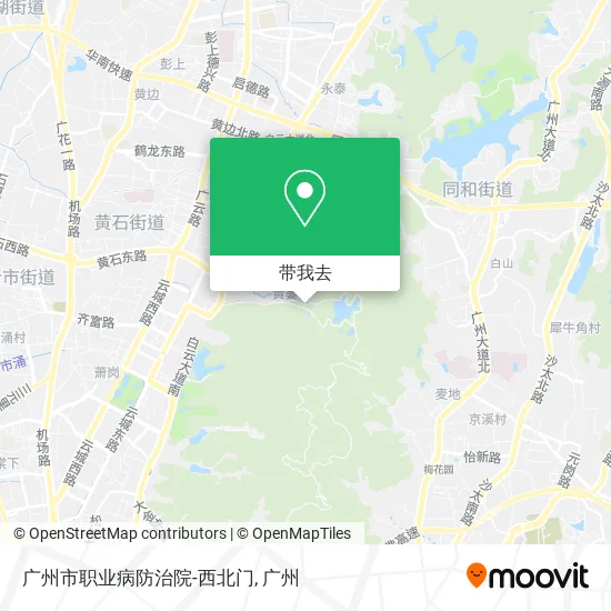 广州市职业病防治院-西北门地图