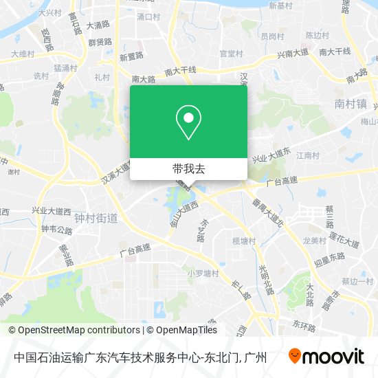 中国石油运输广东汽车技术服务中心-东北门地图