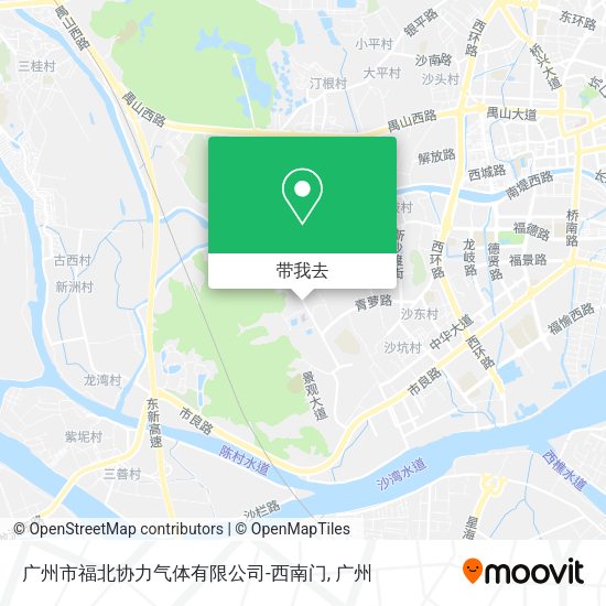 广州市福北协力气体有限公司-西南门地图