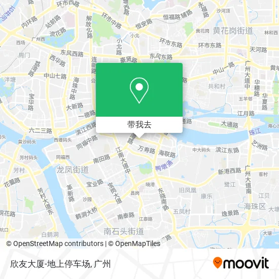 欣友大厦-地上停车场地图