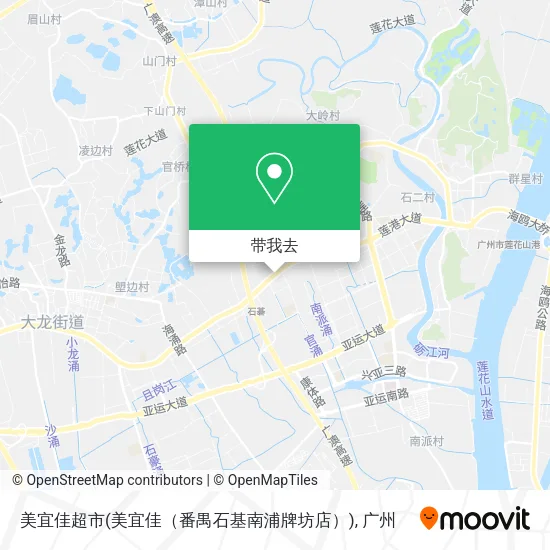 美宜佳超市(美宜佳（番禺石基南浦牌坊店）)地图