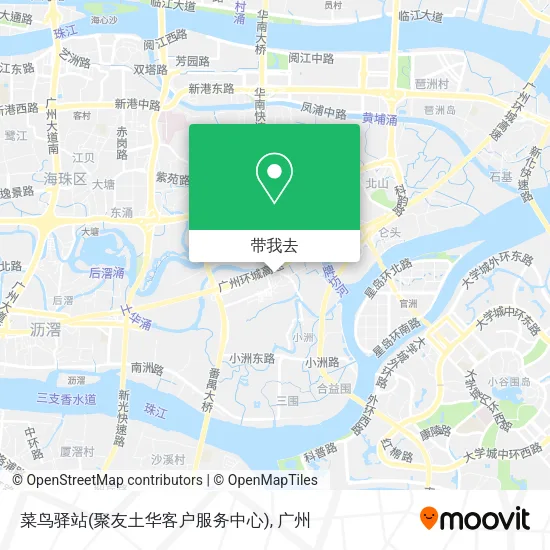 菜鸟驿站(聚友土华客户服务中心)地图