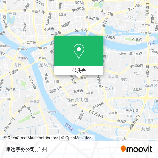康达票务公司地图