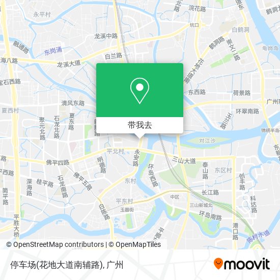 停车场(花地大道南辅路)地图