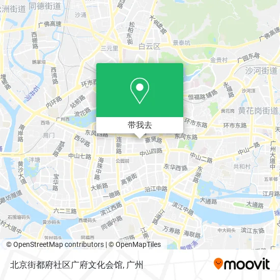 北京街都府社区广府文化会馆地图