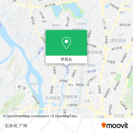 石井河地图