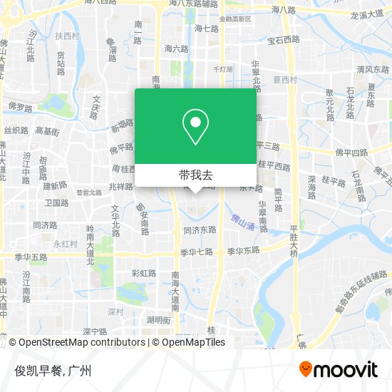 俊凯早餐地图