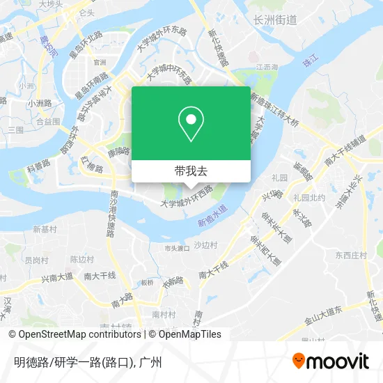 明德路/研学一路(路口)地图