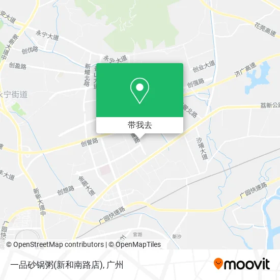 一品砂锅粥(新和南路店)地图