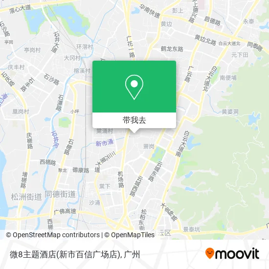微8主题酒店(新市百信广场店)地图