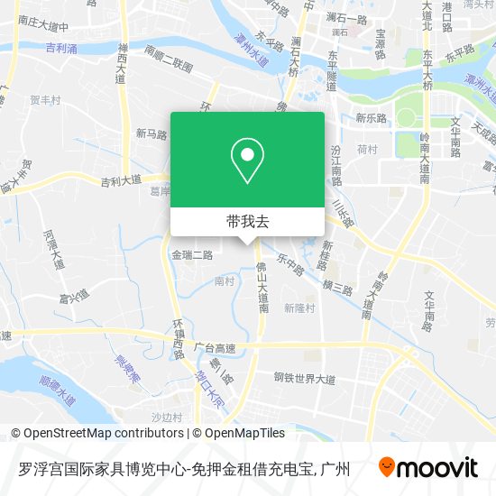 罗浮宫国际家具博览中心-免押金租借充电宝地图