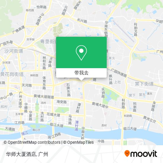 华师大厦酒店地图