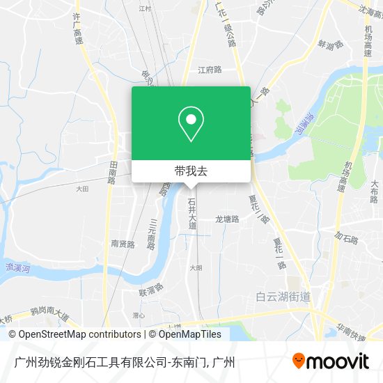 广州劲锐金刚石工具有限公司-东南门地图