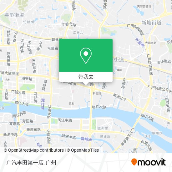 广汽丰田第一店地图