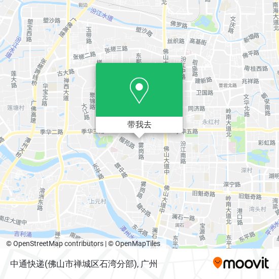 中通快递(佛山市禅城区石湾分部)地图