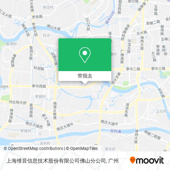 上海维音信息技术股份有限公司佛山分公司地图