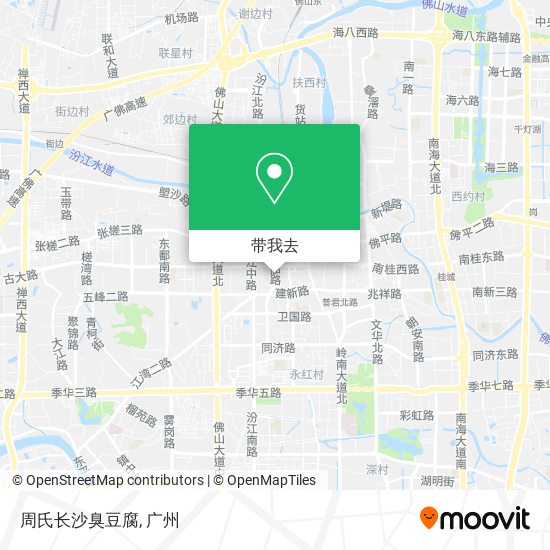 周氏长沙臭豆腐地图