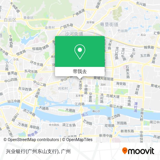 兴业银行(广州东山支行)地图