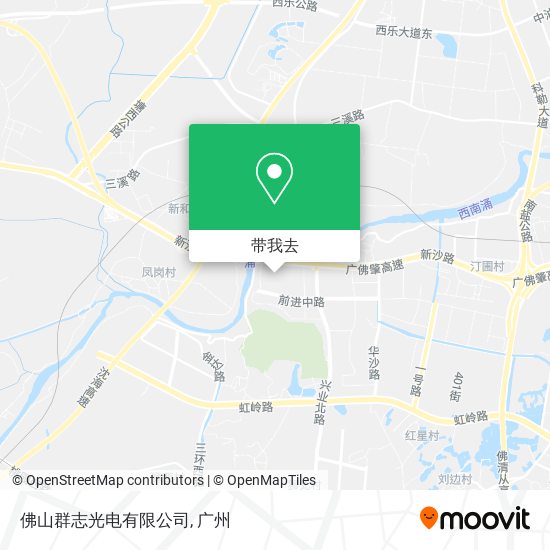 佛山群志光电有限公司地图