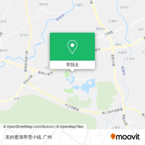美的鹭湖旱雪小镇地图