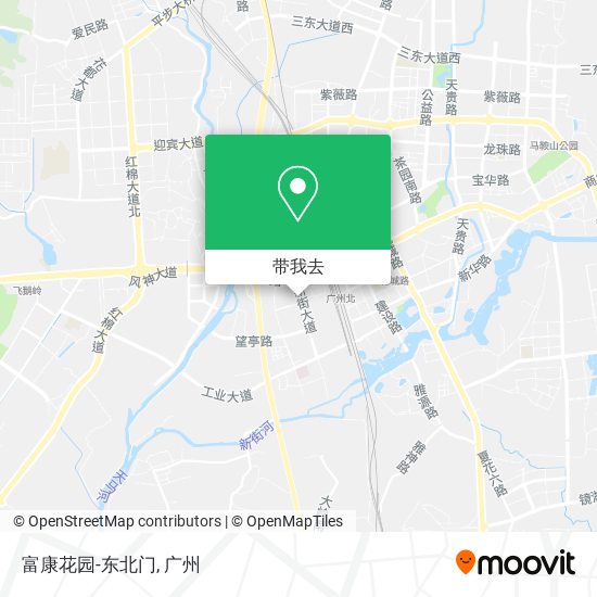 富康花园-东北门地图