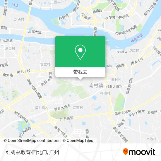 红树林教育-西北门地图