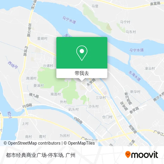 都市经典商业广场-停车场地图