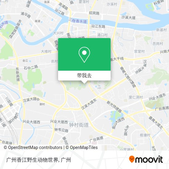 广州香江野生动物世界地图