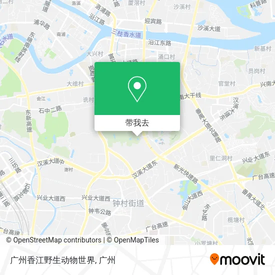 广州香江野生动物世界地图