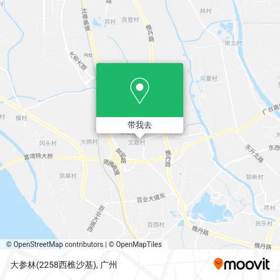 大参林(2258西樵沙基)地图