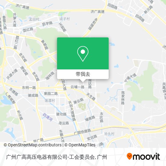 广州广高高压电器有限公司-工会委员会地图