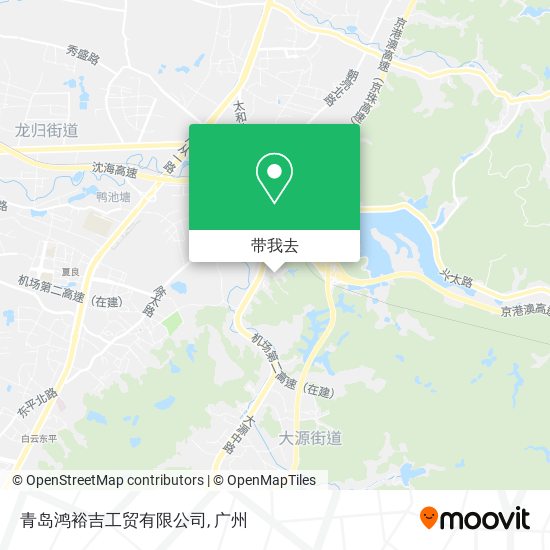 青岛鸿裕吉工贸有限公司地图