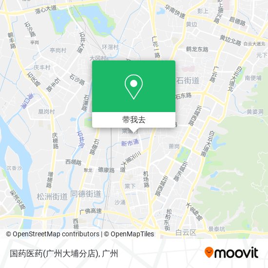 国药医药(广州大埔分店)地图