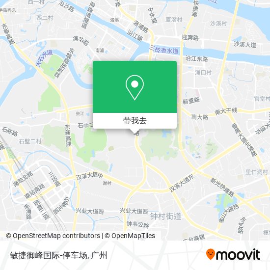 敏捷御峰国际-停车场地图
