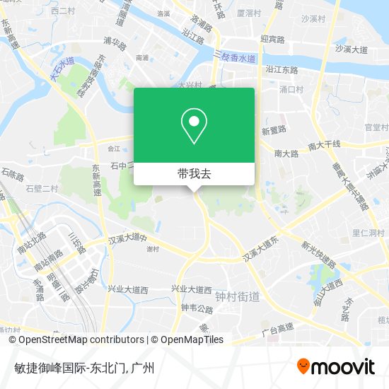 敏捷御峰国际-东北门地图