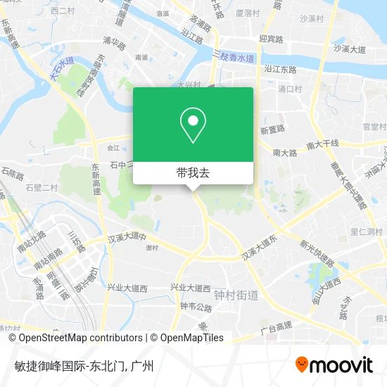 敏捷御峰国际-东北门地图
