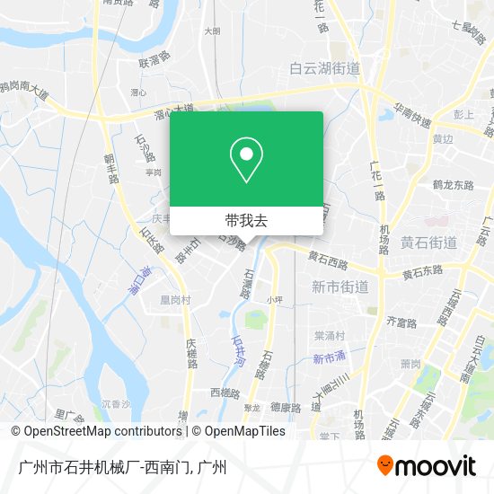 广州市石井机械厂-西南门地图